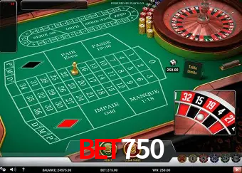 Roulette Table bet750
